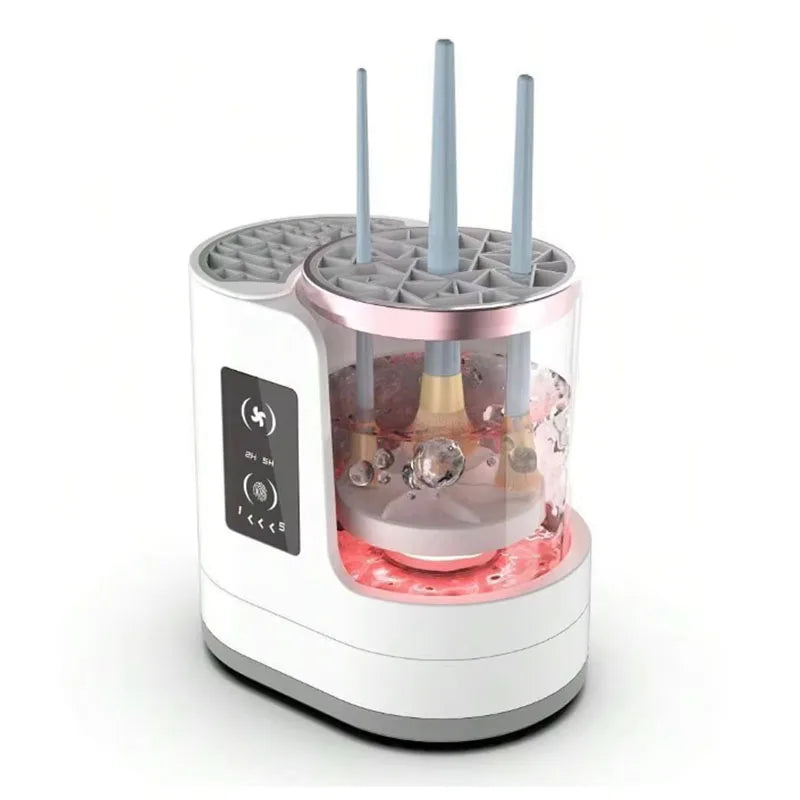 GlowSpin™ 💎 Pro-Grade Electric Brush Washer for Beauty Lovers